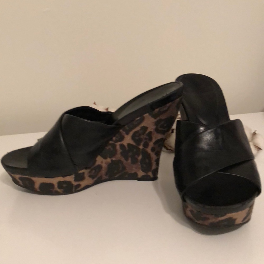 Jessica Simpson Leopard Wedges